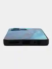 Тёмно-бирюзовый силиконовый чехол для Infinix Hot 30, с принтом, с рисунком (Инфиникс Хот 30)