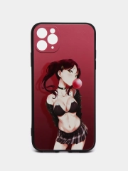 Чехол для iPhone 15/14/13/12/11/Pro/Max/Plus/Mini/Xr/X/Xs с принтом, девушки, тянки аниме