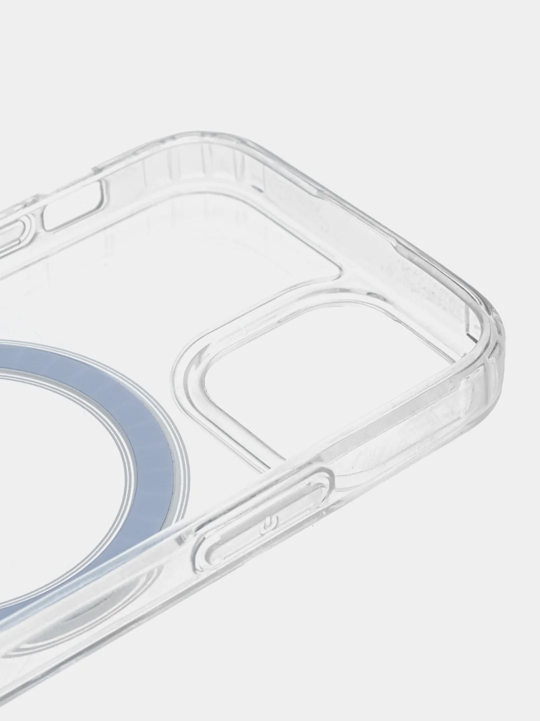 Чехол силиконовый MagSafe (Магсейф) для iPhone 7 8 XR 11 12 13 14 Pro Plus Max прозрачный