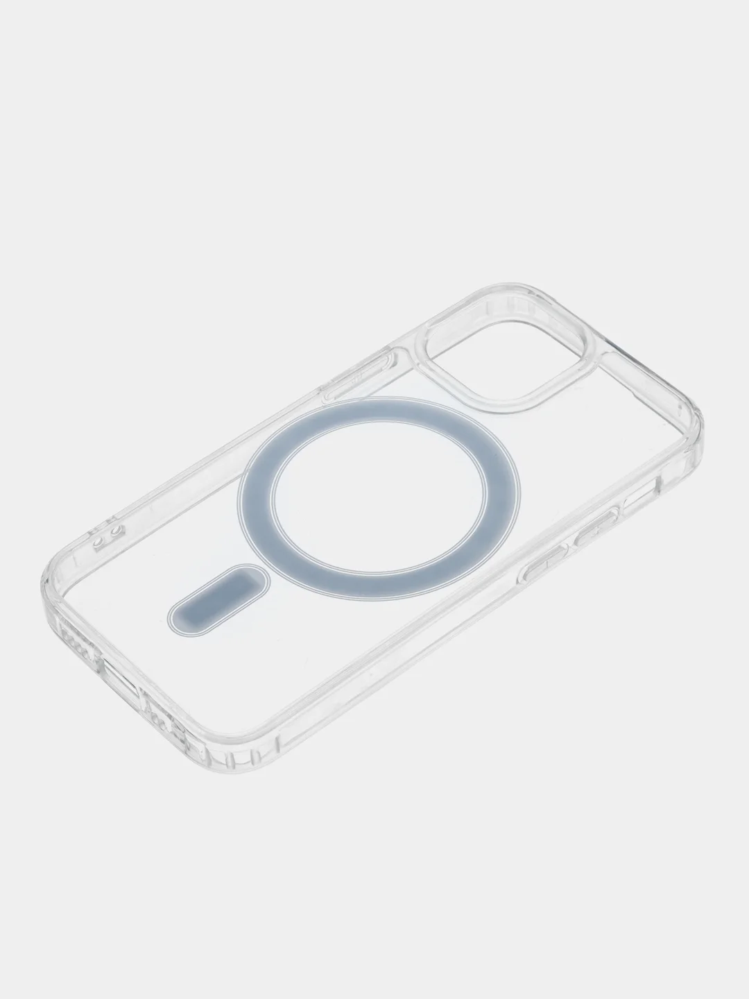 Чехол силиконовый MagSafe (Магсейф) для iPhone 7 8 XR 11 12 13 14 Pro Plus Max прозрачный