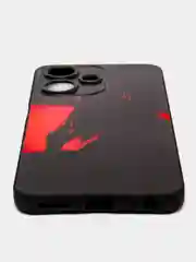 Салатовый силиконовый чехол для Infinix HOT 30i (Инфиникс Хот 30 Ай), с принтом, с рисунком