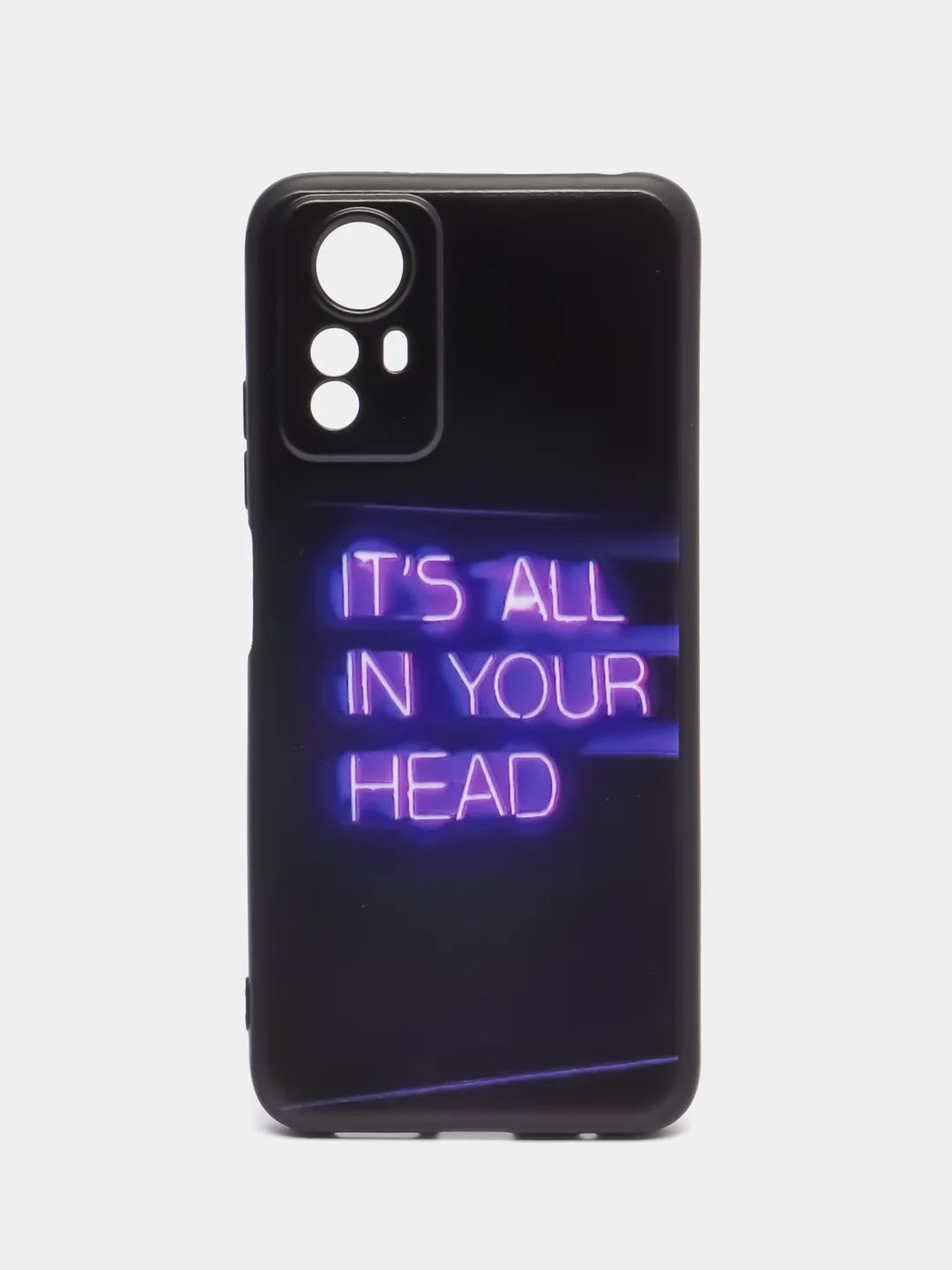 Серый чехол для Xiaomi Redmi Note 12S, с принтом, с рисунком (Сяоми Редми Нот 12С)