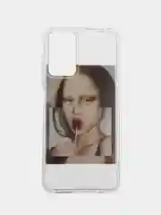 Багровый чехол для Xiaomi Redmi Note 12S, с принтом, с рисунком (Сяоми Редми Нот 12С)