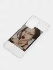 Багровый чехол для Realme C55 (Реалми С55), с принтом, с рисунком