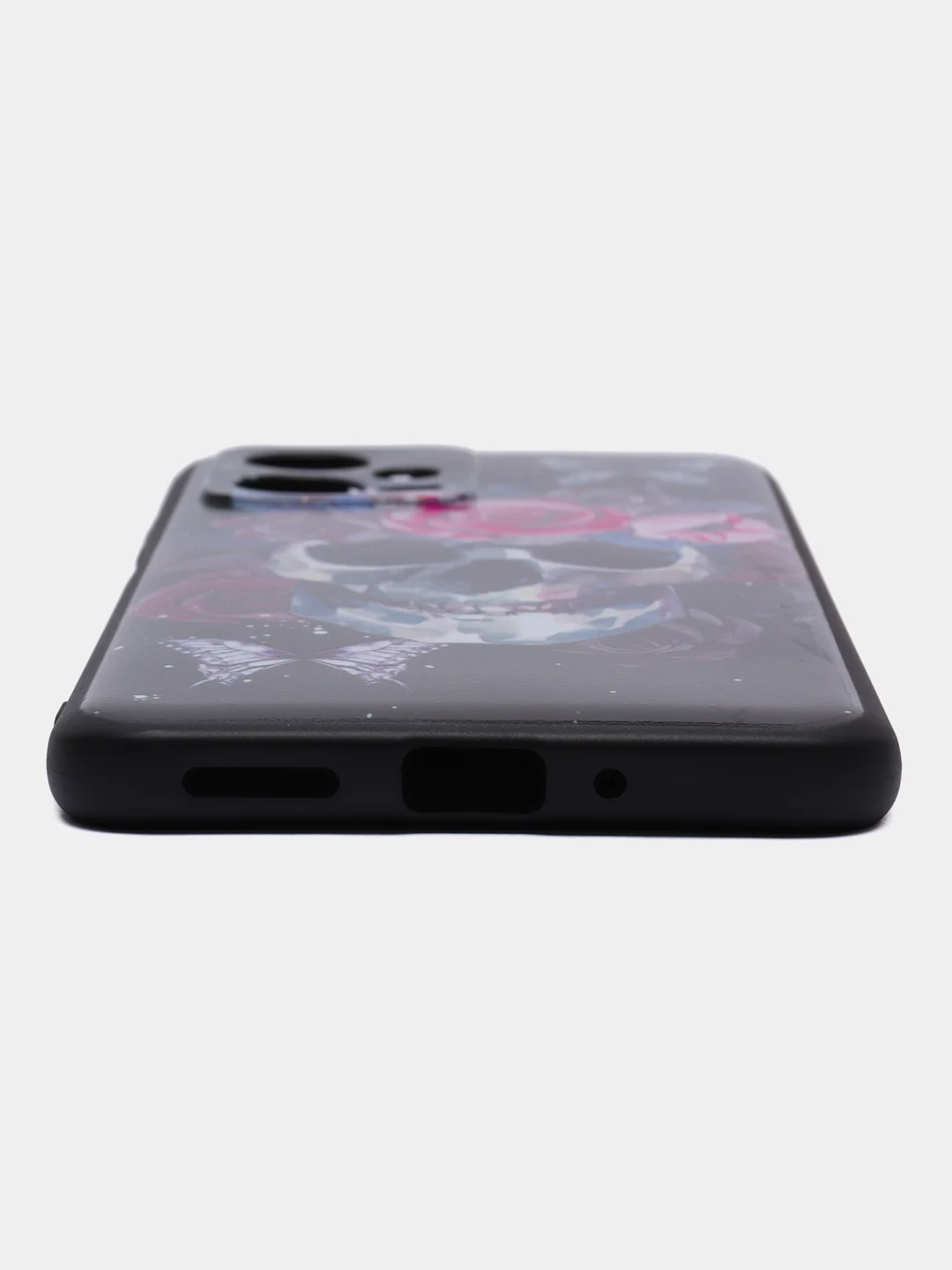 Тёмно-бордовый силиконовый чехол для Xiaomi Note 12 5G / POCO X5 5G (Сяоми Нот 12 5 Джи / Поко Х5), с принтом, с рисунком