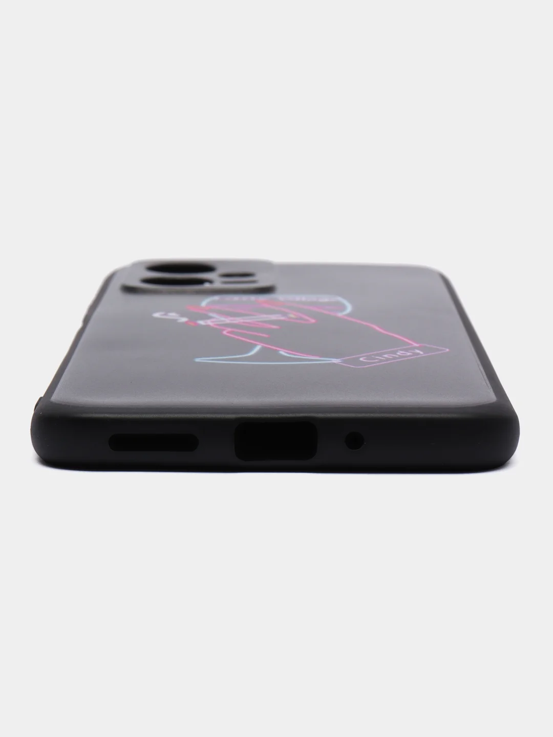 Голубой силиконовый чехол для Xiaomi Note 12 5G / POCO X5 5G (Сяоми Нот 12 5 Джи / Поко Х5), с принтом, с рисунком