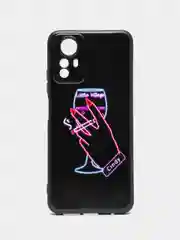 Голубой чехол для Xiaomi Redmi Note 12S, с принтом, с рисунком (Сяоми Редми Нот 12С)