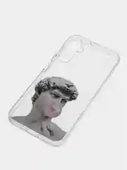 Алый чехол для Samsung Galaxy A24 с принтом, с рисунком (Самсунг Галакси А24)