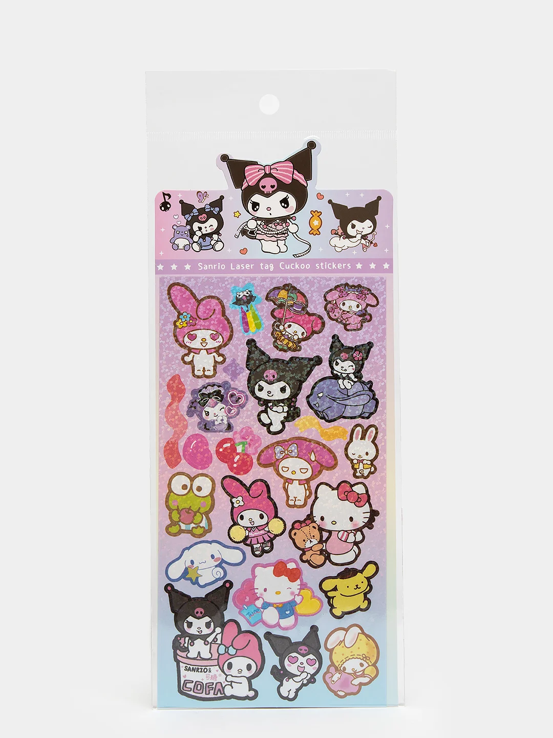 Конфетный стикерпак, стикеры Hello Kitty, наклейки "Куроми", декоративный скотч для скрапбукинга