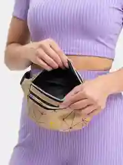 Золотой поясная сумка через плечо, голографическая