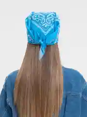 Небесно-голубой бандана