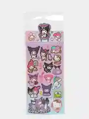 Алый стикерпак, стикеры Hello Kitty, наклейки "Куроми", декоративный скотч для скрапбукинга