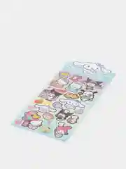 Бирюзовый стикерпак, стикеры Hello Kitty, наклейки "Куроми", декоративный скотч для скрапбукинга