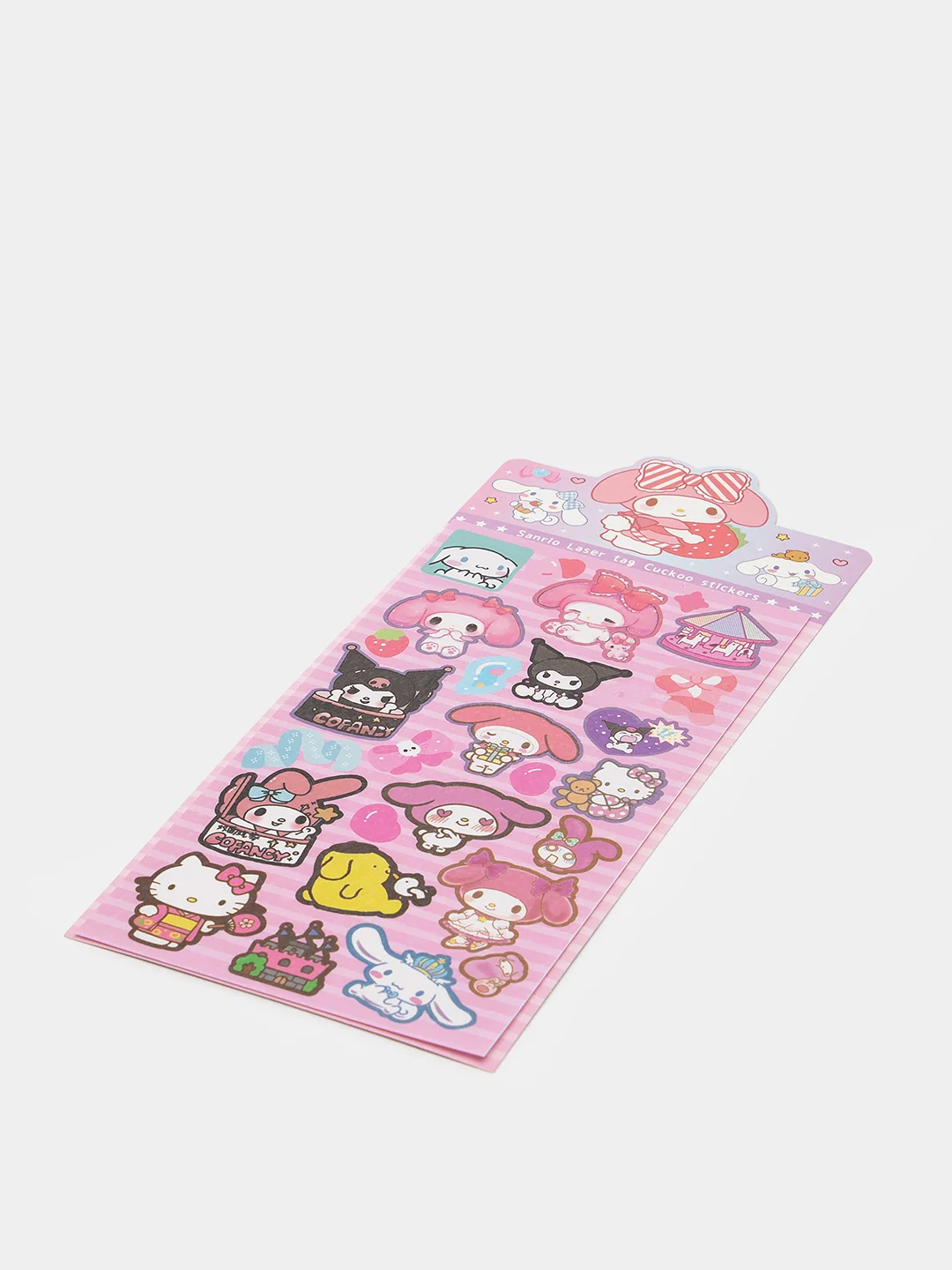 Красный стикерпак, стикеры Hello Kitty, наклейки "Куроми", декоративный скотч для скрапбукинга