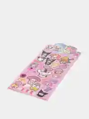 Розовый стикерпак, стикеры Hello Kitty, наклейки "Куроми", декоративный скотч для скрапбукинга