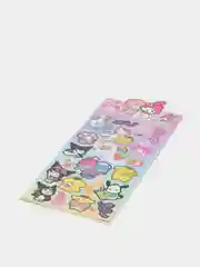 Тёмно-розовый стикерпак, стикеры Hello Kitty, наклейки "Куроми", декоративный скотч для скрапбукинга