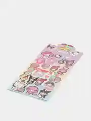 Пудровый стикерпак, стикеры Hello Kitty, наклейки "Куроми", декоративный скотч для скрапбукинга