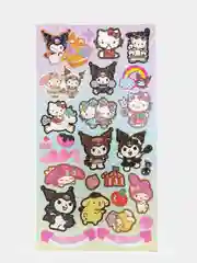 Коралловый стикерпак, стикеры Hello Kitty, наклейки "Куроми", декоративный скотч для скрапбукинга