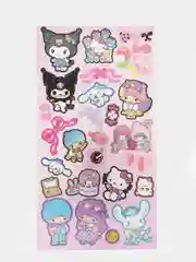 Аметистовый стикерпак, стикеры Hello Kitty, наклейки "Куроми", декоративный скотч для скрапбукинга