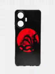 Синий меланж чехол для Realme C55 (Реалми С55), с принтом, с рисунком