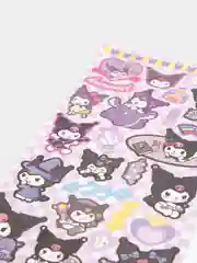 Лавандовый стикерпак, стикеры Hello Kitty, наклейки "Куроми", декоративный скотч для скрапбукинга