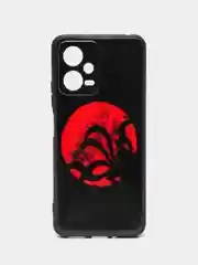 Синий меланж силиконовый чехол для Xiaomi Note 12 5G / POCO X5 5G (Сяоми Нот 12 5 Джи / Поко Х5), с принтом, с рисунком