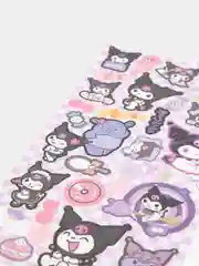 Сиреневый стикерпак, стикеры Hello Kitty, наклейки "Куроми", декоративный скотч для скрапбукинга