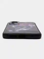 Тёмно-бордовый силиконовый чехол для Infinix HOT 30i (Инфиникс Хот 30 Ай), с принтом, с рисунком