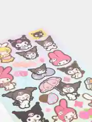 Фуксия стикерпак, стикеры Hello Kitty, наклейки "Куроми", декоративный скотч для скрапбукинга