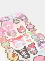 Пудровый стикерпак, стикеры Hello Kitty, наклейки "Куроми", декоративный скотч для скрапбукинга