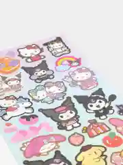 Коралловый стикерпак, стикеры Hello Kitty, наклейки "Куроми", декоративный скотч для скрапбукинга