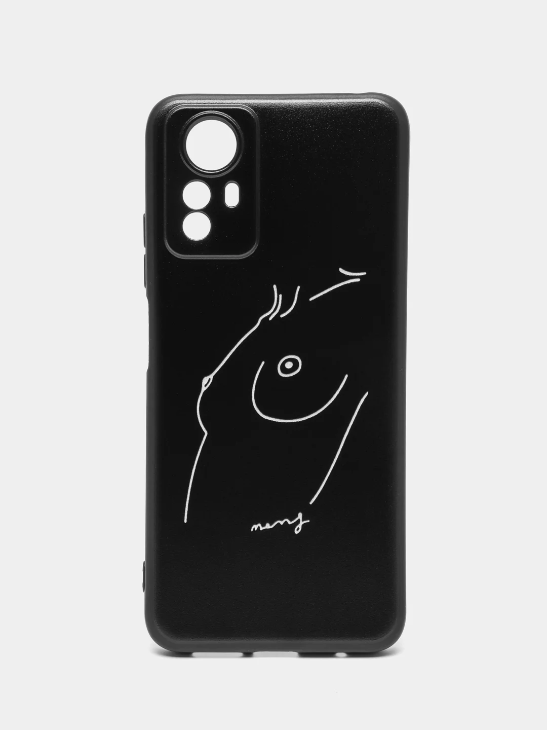 Бежевый меланж чехол для Xiaomi Redmi Note 12S, с принтом, с рисунком (Сяоми Редми Нот 12С)