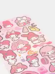 Бирюзовый стикерпак, стикеры Hello Kitty, наклейки "Куроми", декоративный скотч для скрапбукинга