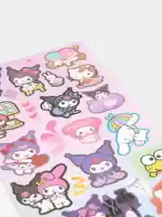 Алый стикерпак, стикеры Hello Kitty, наклейки "Куроми", декоративный скотч для скрапбукинга