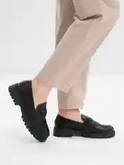 Черный лоферы женские