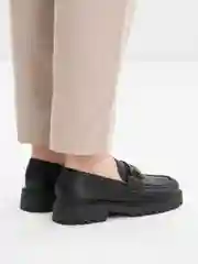 Черный лоферы женские
