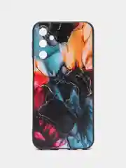 Фиолетовый чехол для Samsung Galaxy A24 с принтом, с рисунком (Самсунг Галакси А24)
