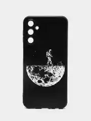 Мятный чехол для Samsung Galaxy A24 с принтом, с рисунком (Самсунг Галакси А24)