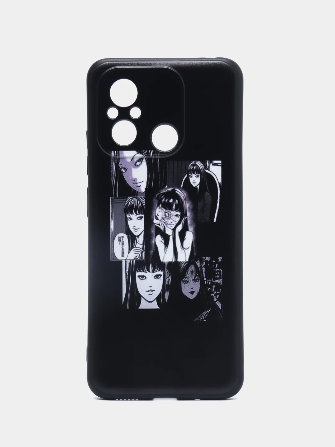 Угольный чехол для Xiaomi Redmi 12C, с принтом, с рисунком (Сяоми Редми 12С)