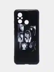 Угольный чехол для Xiaomi Redmi 12C, с принтом, с рисунком (Сяоми Редми 12С)
