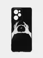 Пастельно-коралловый чехол для Xiaomi Poco X5 Pro 5G (Сяоми Поко Х5 Про 5 Джи), с принтом, с рисунком