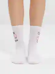 Белый женские носки "Сестре"