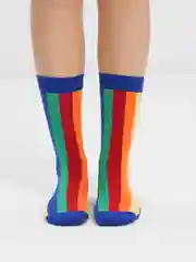 Красный носки яркие унисекс