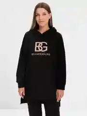 Черный женский комплект двойка, костюм, оверсайз,  Двунитка, Турция