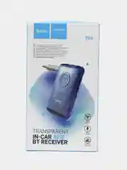 Темно-синий aux, Bluetooth ресивер Hoco E66, автомобильный Bluetooth адаптер, c LED индикатором