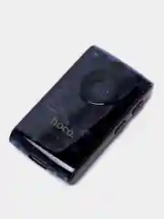 Темно-синий aux, Bluetooth ресивер Hoco E66, автомобильный Bluetooth адаптер, c LED индикатором