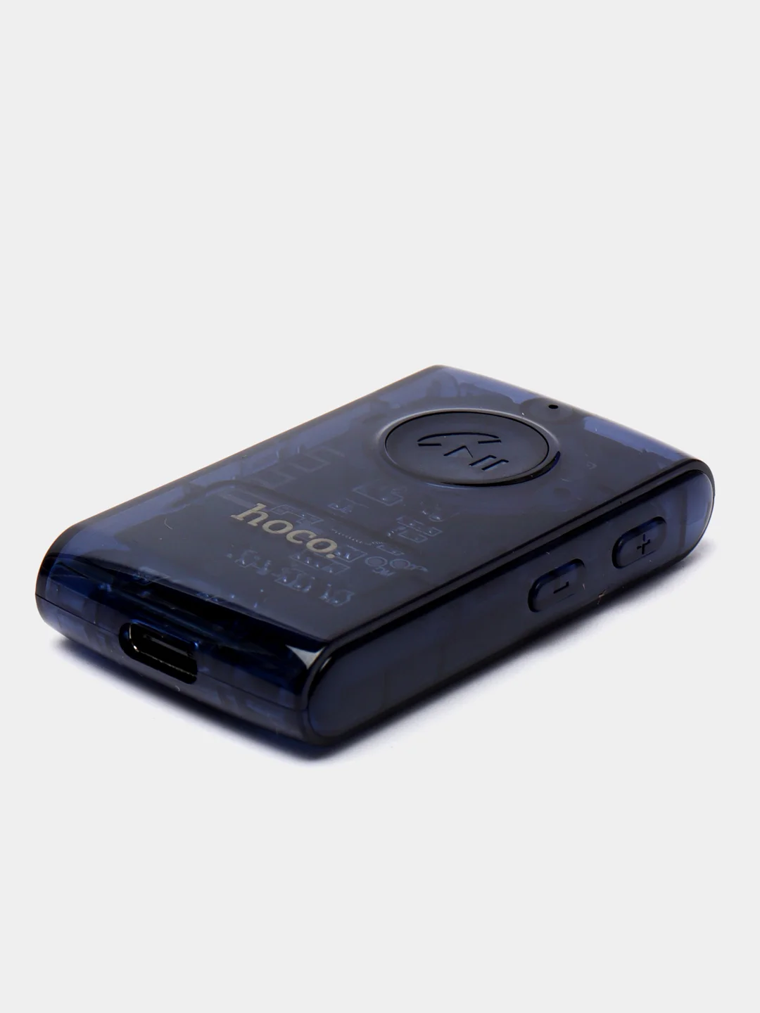 Темно-синий aux, Bluetooth ресивер Hoco E66, автомобильный Bluetooth адаптер, c LED индикатором