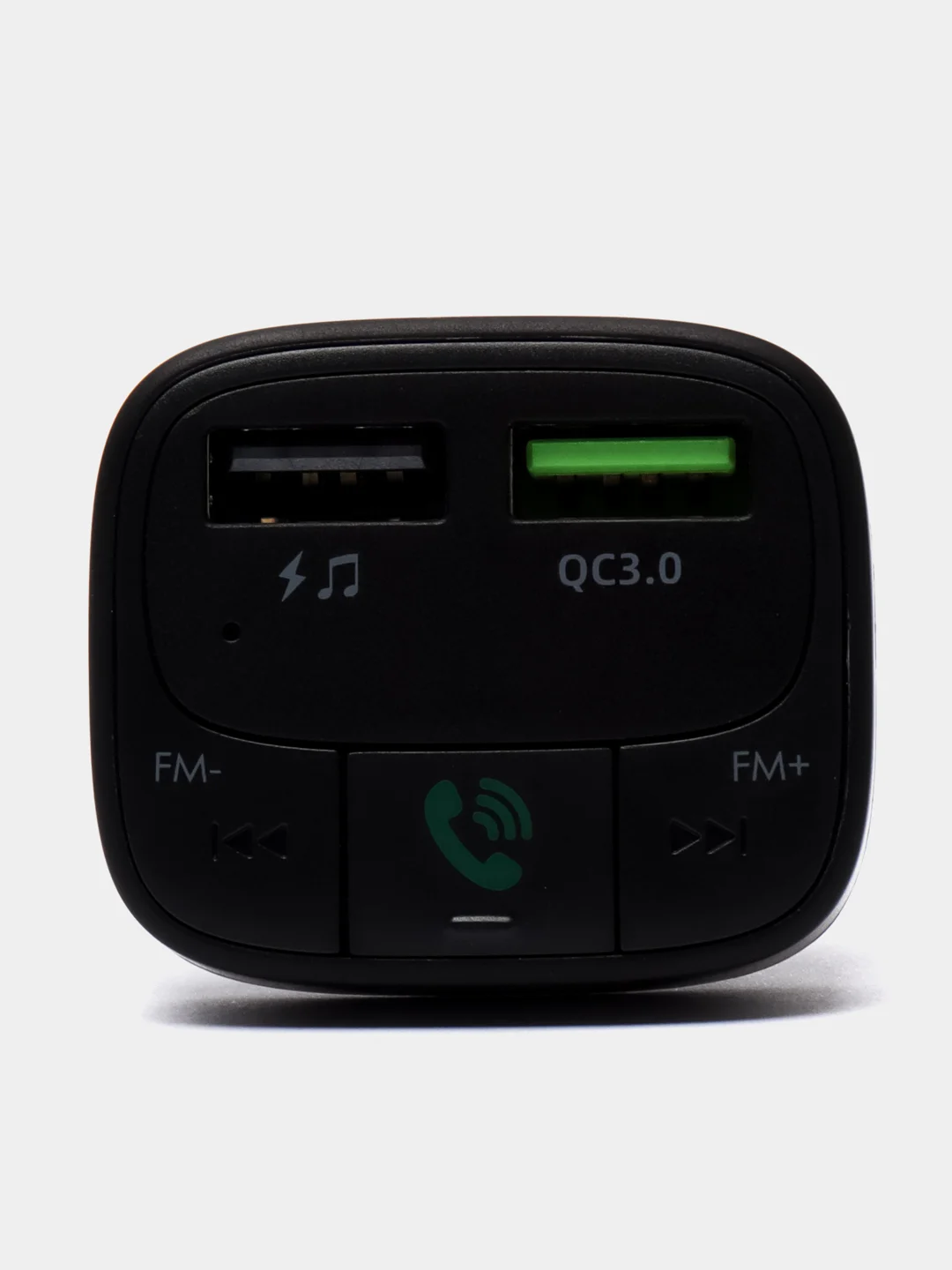 Черный автомобильный FM-трансмиттер hoco E59 С МИКРОФОНОМ Bluetooth,