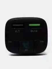Черный автомобильный FM-трансмиттер hoco E59 С МИКРОФОНОМ Bluetooth,