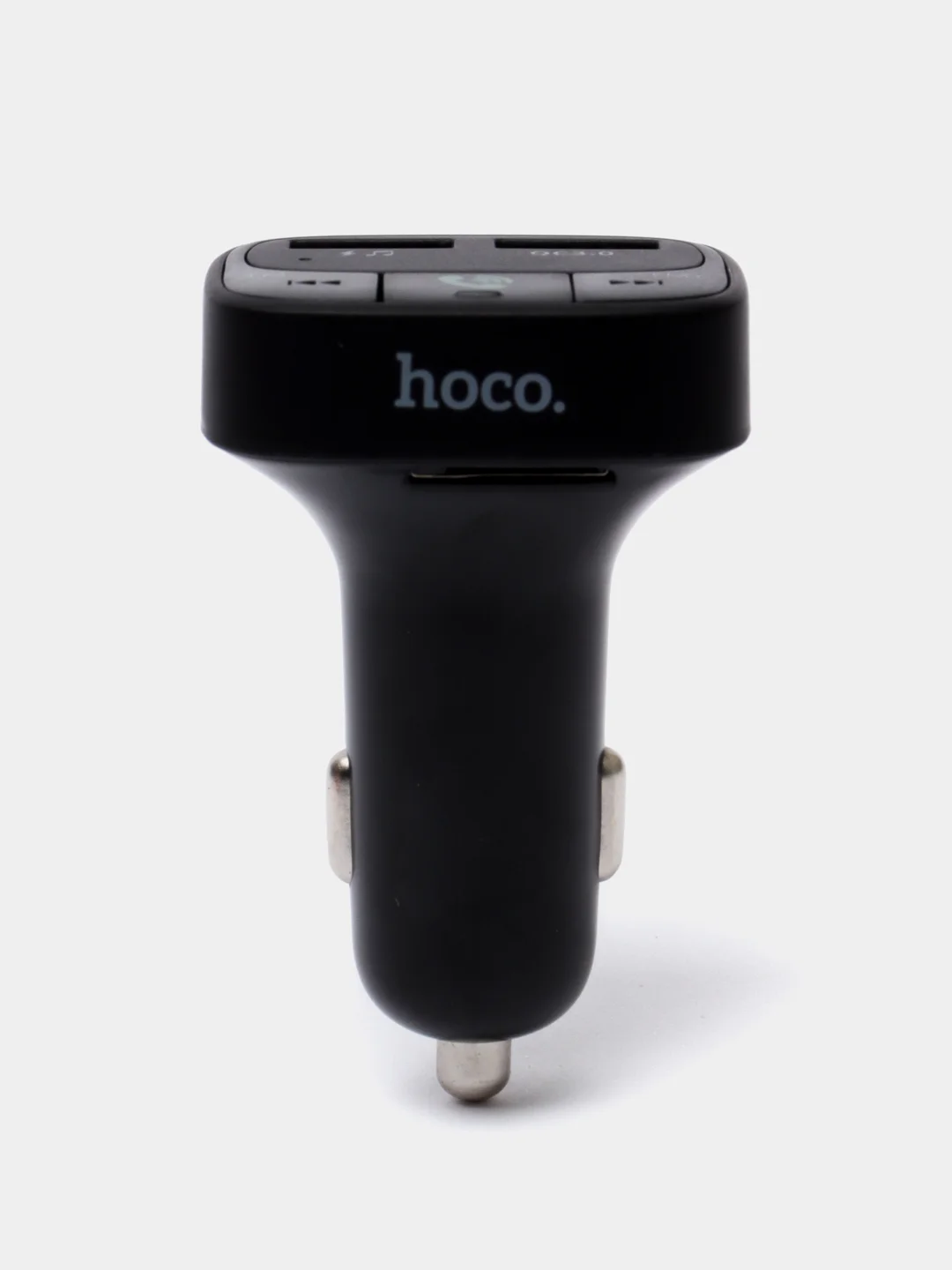 Черный автомобильный FM-трансмиттер hoco E59 С МИКРОФОНОМ Bluetooth,